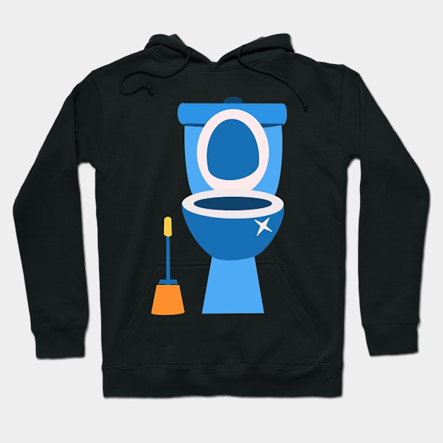 Hand Drawn "Toilet Closet" Hoodie by Saestu Mbathi